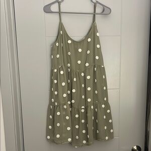 Green Polka Dot Dress